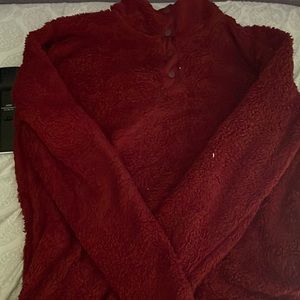 Cherry red colored Sherpa in mint condition!